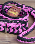 Hilason Braided Poly Barrel Racing Contest Reins Flat 1" X 8Ft Purple