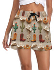 Women's Boots & Cactus Beach Board Shorts