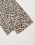 Leopard Wide Leg Drawstring Pants