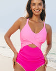 Nina Ric Rac Trim One Piece Swimsuit