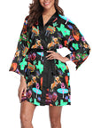 Vegas Neon Women's Lounge Kimono Robe