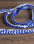 Hilason Braided Poly Barrel Racing Contest Reins Flat 1" X 8Ft Purple