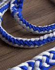 Hilason Braided Poly Barrel Racing Contest Reins Flat 1" X 8Ft Purple