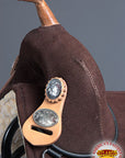 15 Treeless Western Trail Barrel Racing American Leather Saddle Hilason