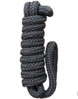 Hilason Horse Riding Poly Lead Rope Blue Tan 1" X 9 Ft.