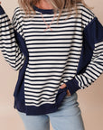 Sage Exposed Seam Loose Fit Sweatshirt