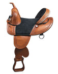 Western Treeless Trail Racing Genuine American Leather Saddle Hilason