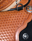 Hilason Western Horse Treeless Trail Barrel Saddle American Leather