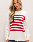 Lakelyn American Flag Sweater