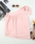 Chana Tie On Shoulder Sleeveless Top