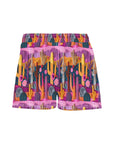Women's Pink Cactus Beach Board Shorts