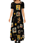 Vintage Cowgirl Collage Western Dress