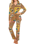 Vintage Cowgirl Collage Pajama Set