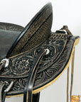 Western Horse Wade Saddle American Leather Ranch Roping Antique Black