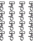 4 Pack 1-1/2 In. Horse Die Cast Trigger Snap Square Eye Nickel Plated