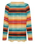 Baha Ranch Long Sleeve Southwestern Serape Top