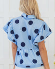 Journey Polka Dot Buttoned Blouse