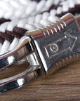 Hilason Horse Riding Poly Lead Rope Blue Tan 1" X 9 Ft.
