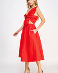 Knotted Bow Dress in color options