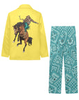 Rodeo Cowboy Boy's Western Pajama Set
