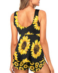 Sunflowers Tankini & Boy Shorts Swim Set