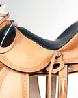 Western Horse Wade Saddle American Leather Ranch Roping Tan