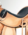 Western Horse Wade Saddle American Leather Ranch Roping Tan