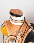 Western Horse Wade Saddle American Leather Ranch Roping Tan