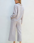 Laylah Textured Top and Pants Set