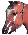 Hilason Horse Adjustable Poly Tied Rope Halter