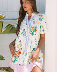 Harlee Floral Short Puff Sleeve Dress