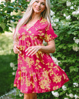Keira Floral Smock Dress
