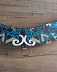 Hilason Western Horse Breast Collar American Leather Geomatric Pattern