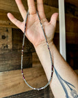 20 inch - NFR collection - sterling silver and purple spiny
