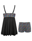 Crazy Cactus Lady Swim Dress & Shorts Set