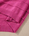 Bow Knot Round Neck Loose Sweater