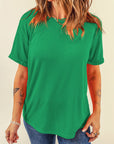 Plain Crew Neck Tee