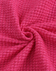 June Waffle Knit Button Up Casual Shirt