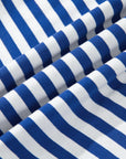 Stripe Sleeveless Tiered Mini Dress