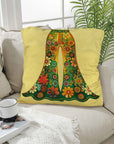 Floral Bell Bottoms Pillow Case Made in America
