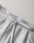 French Terry Drawstring Mini Skort
