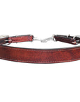 Hilason Horse Adjusts 24" - 27" Size Leather Breast Collar Wither Strap