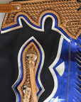 Hilason Handmade Genuine Leather Chaps Adult Handtooled Rodeo Bull Riding