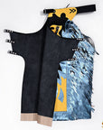 Hilason Pro Rodeo Bull Riding Chaps Youth Genuine Leather Large