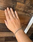 3 mm Sterling Silver Pearls bracelet