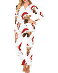 Highland Christmas Cow Women's Western Pajama Set