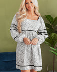 Nicole Floral Square Neck Dress