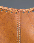 Genuine Leather Butterfly Chair Folding Lounge Modern Sling Accent Seat