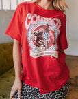 Western Cowboy Short Sleeve Graphic Tee