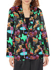 Vegas Neon Women's Western Blazer